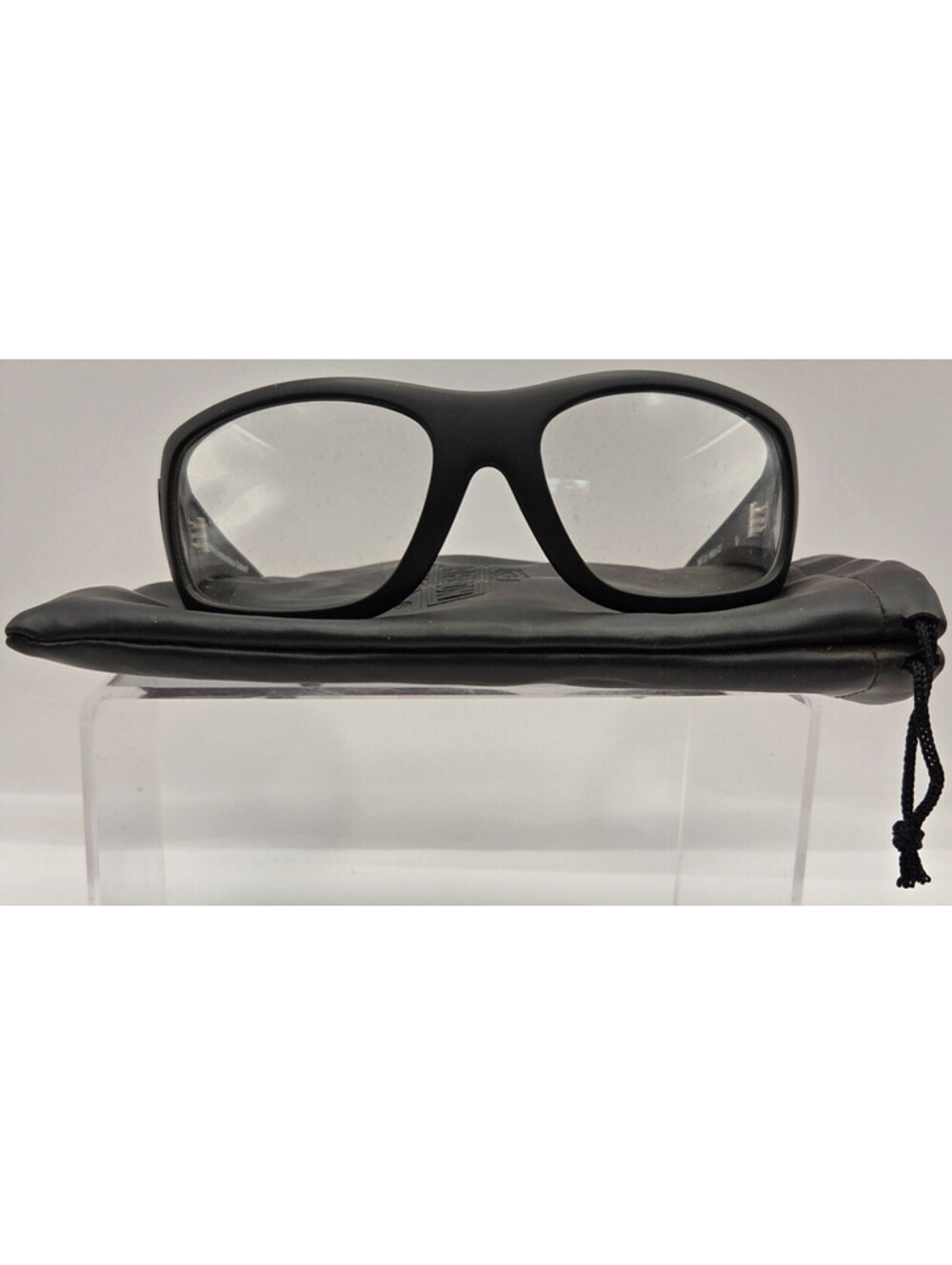 Harley Davidson Traveler MC33 Eyeglass Frames Black 60-19-115 NEW w/ Case